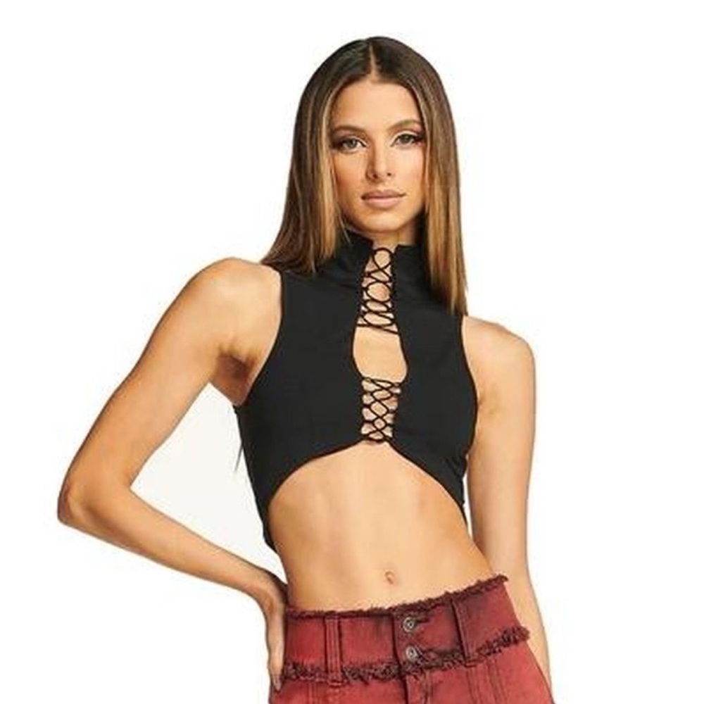 Black I.AM.GIA top